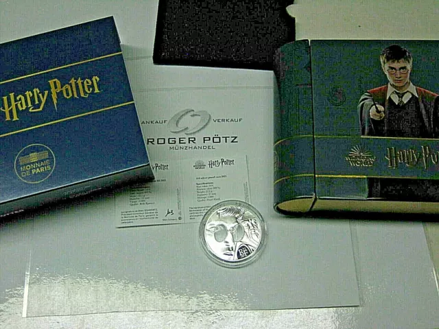 Harry Potter 10 Euro Silber 2021 PP sofort ab Lager lieferbar