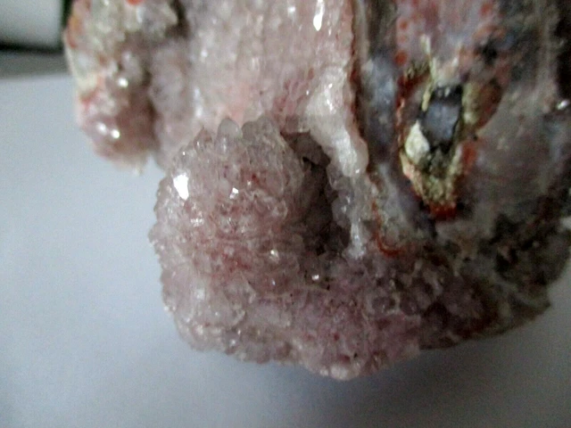 Amethyst Kaktusquarz Achat Druse Marokko 1 kg 10x9x7 cm