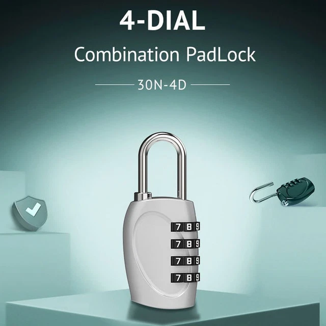 Lucchetto Da Viaggio Per Bagagli E Palestra Lucchetto A Combinazione 3 Cifre Per Valigie E Palestra - Hampton&Stewart HL105 Hampton&stewart Lucchetto Palestra - Foto 10