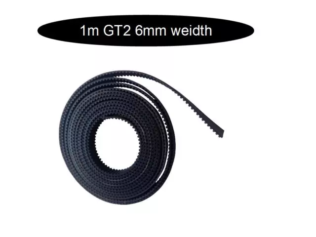 GT2 Breite 6mm Zahnriemen pro Meter. GT-2 open belt VERSAND GLEICHER TAG