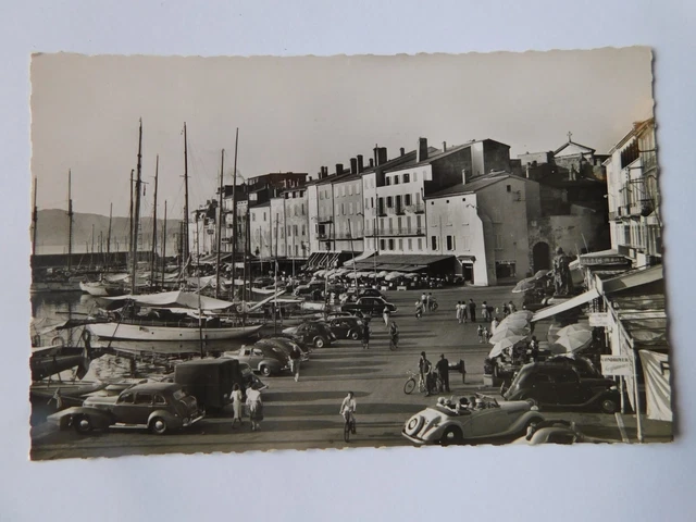 83 VAR CARTE POSTALE  SAINT-TROPEZ N°145 les quais et yatchs