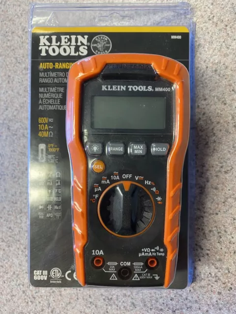 Klein Tools MM400 Auto Ranging Digital Multimeter      *Brand New*