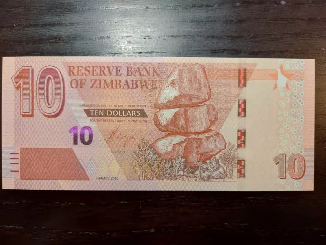 Zimbabwe 10 Dollars 2020, P-103