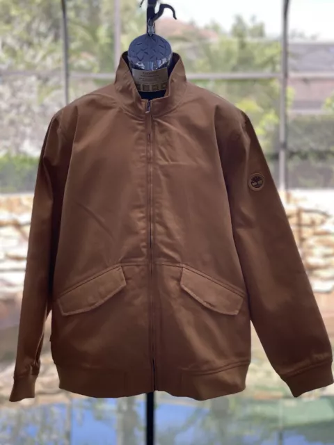 Timberland Hr Full-Zip Cotton Thermal Bomber Jacket (Xxl)