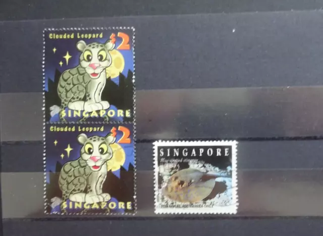 Briefmarken singapur singapore steckkarte 313