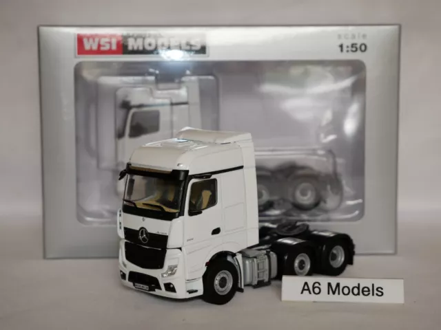 WSI Models ~ Mercedes Actros MP5 Big Space 6x2 Twin Steer Cab White Line 03-2039