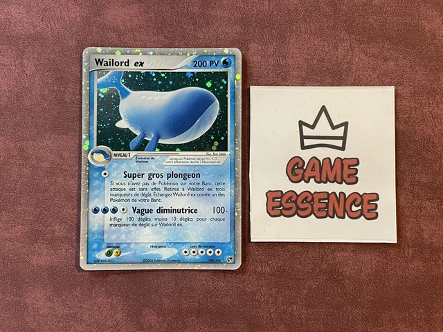 Carte Pokemon - Wailord Ex 100/100 Bloc Ex Tempete De Sable