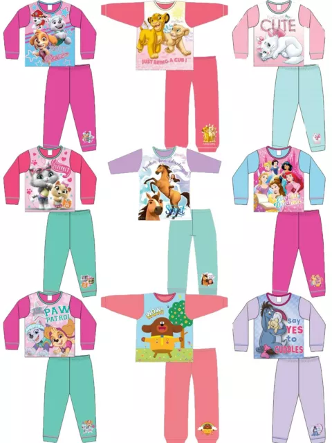 Pijamas de algodón con personajes de Disney para niñas de 1 a 12 años