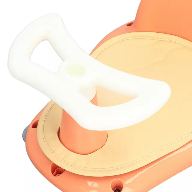 (ORANGE)Siège De Baignoire Pliable Et Détachable Pour Bébé Chaise De Douche