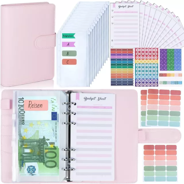 Budget Planner, Binder - Bugetplaner Startset Finanzplaner, A6 Budget Planer