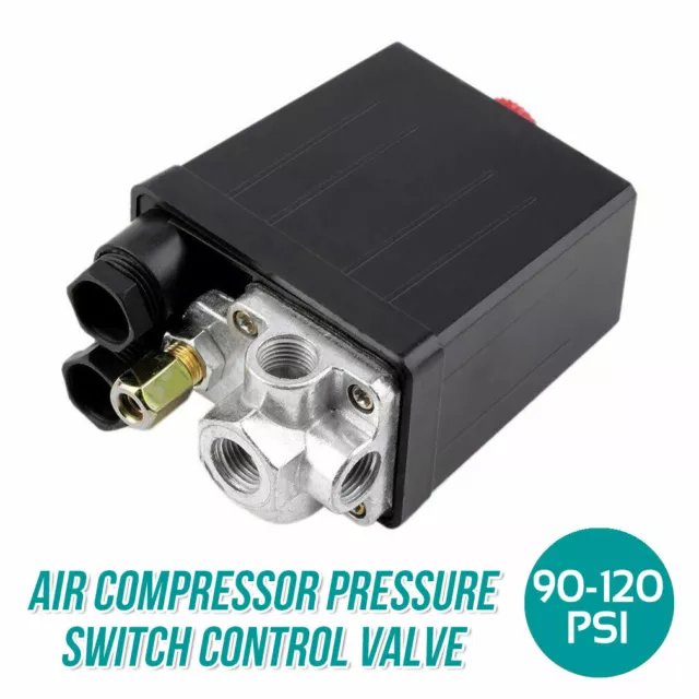 New Heavy Duty 90-120 PSI 240V Air Compressor Pressure Switch Control Valve AU