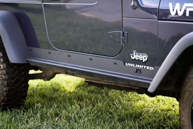 Rugged Ridge Heavy Duty Side Rocker Guards 04-06 Jeep Wrangler LJ 11504.16