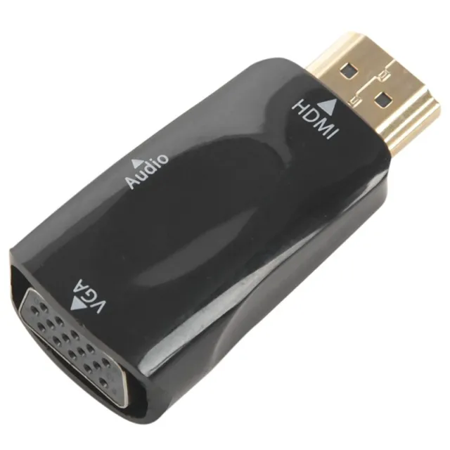 1080P MI Male to VGA Female Adapter Video Converter with Audio Output N3 Q7P7
