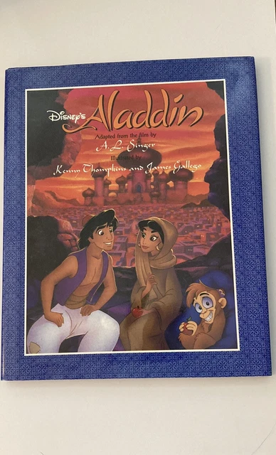 DISNEY ALADDIN 1992 Hardcover Book £14.94 - PicClick UK