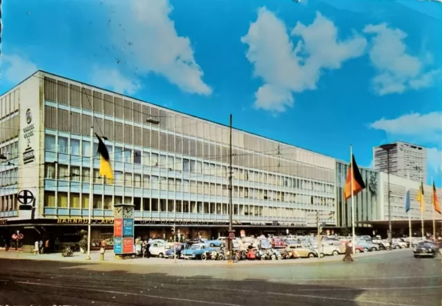 AK München Hauptbahnhof BAHNHOF 1969, Alte POSTKARTE