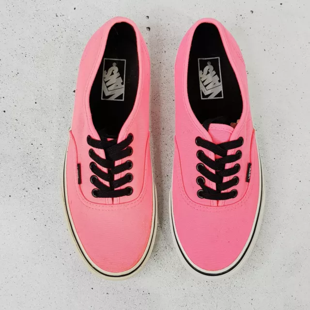 VANS Unisex Mens Size US 7.5 Womens US 9 Neon Pink Low Shoes DEFECT