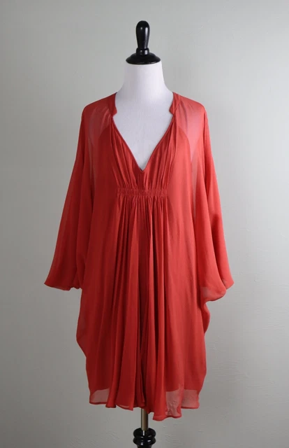 Dvf fleurette silk chiffon dress hotsell