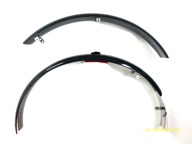 SKS BLUEMELS CABEL TUNNEL Schutzblech-Set Schwarz 28", 55 mm, vorne und hinten