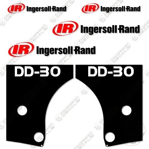 Ingersoll Rand DD-24 Decal Kit Roller - 7 YEAR OUTDOOR 3M VINYL!
