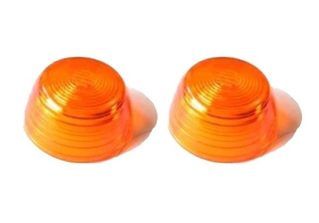 INLY - Lot De 2 Verres Clignotant Avant Orange Pour BMW Série 3 E30 (1982-1994) - Compatible Références OEM 63131370394 Etc.