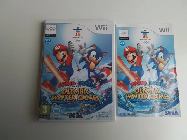 MARIO & SONIC aux Jeux Olympiques d’Hiver Complet sur Nintendo Wii et