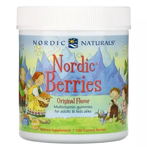 Nordic naturals Nordique Baies Enfants Multivitamine Gummies 2 Tailles Vitamine