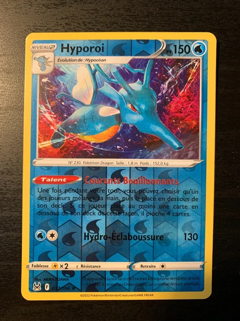Hyporoi 37/196 Holo – Myboost X Épée Et Bouclier 11 Origine Perdue – Coffret De 10 Cartes Pokémon Françaises – Certifiées Originales
