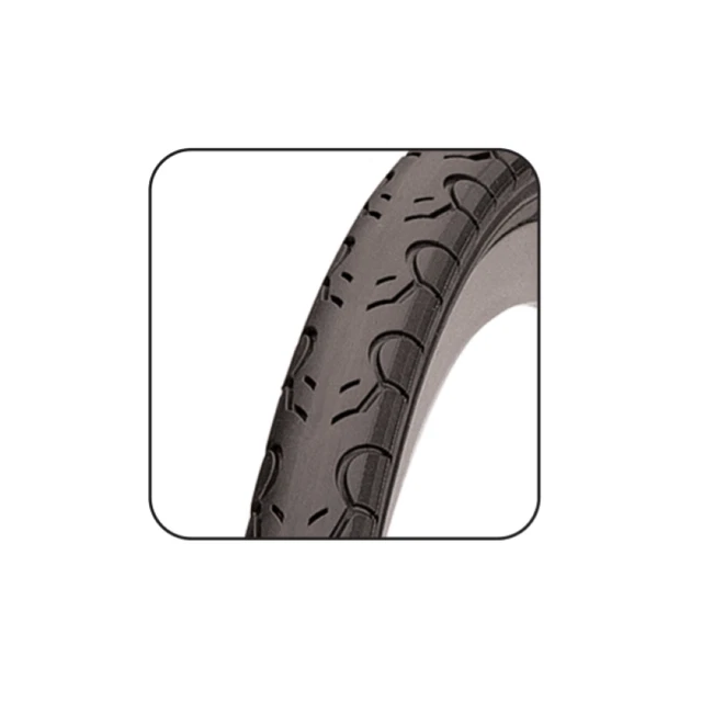 Pneu Kenda Kontender K196 24x1 60 TPI Rigide Gris/Noir pour Vélo de