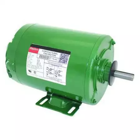 Dayton 1Ybu9bg Agricultural Fan Motor, Split-Phase, 3/4 Hp, 115/230V Ac, 1,725