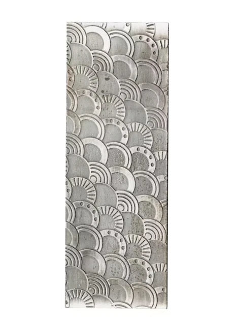 Placa de textura para molino rodante y prensa hidráulica | hoja de cobre | latón | troquel