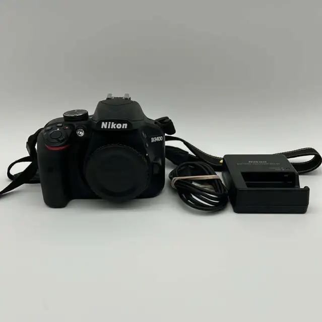 Nikon D3400 24.2 MP Digital SLR DSLR Camera 1817 Shutter Count Body Only