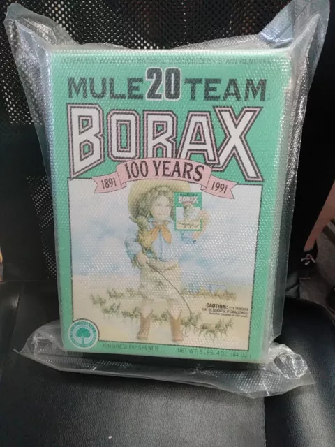 Vintage 20 Mule Team Borax Cleaner Box