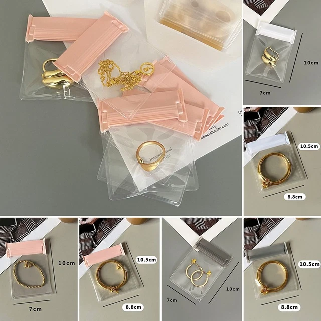 New Transparent Soft Packaging Bag Sealing Bag Jewelry Bag Storage Pouch