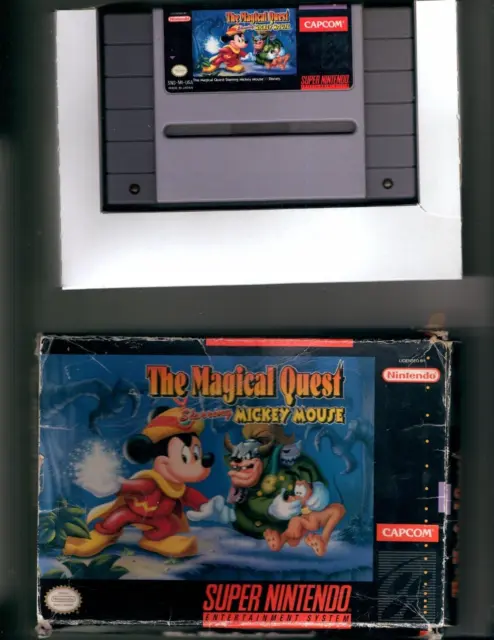 SUPER NINTENDO SNES The Magical Quest Starring MICKEY MOUSE ,US VERSION, Complet