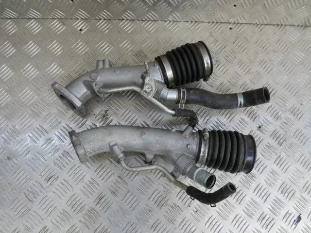 Nissan GTR GT-R R35 2010 A pair of Turbo intake feed Pipes Left and right side