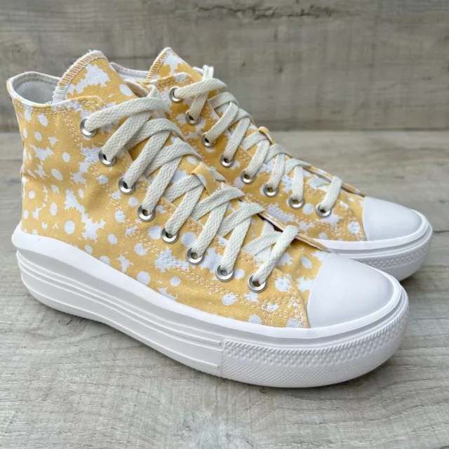 Converse platform shop giallo