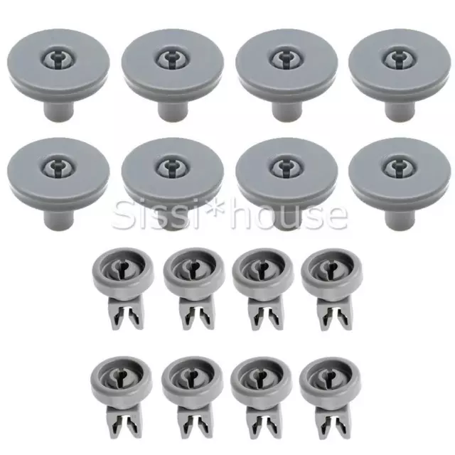 8 x Upper & 8 x Lower Basket Wheels For Dishlex Electrolux Simpson DX103SK DX203 2