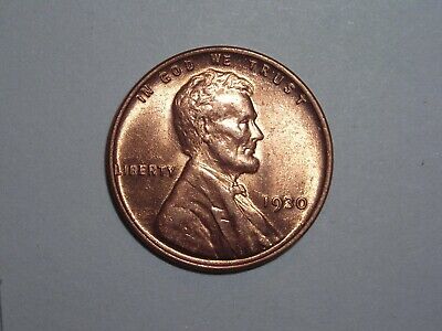 wheat penny 1930 NICE GEM RED BU 1930-P LOT #1 GEM UNC RED LUSTER LINCOLN CENT 2