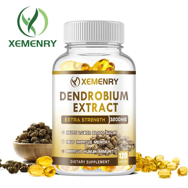 Estratto di dendrobio 3200 mg - pulizia polmonare, salute respiratoria, supporto immunitario