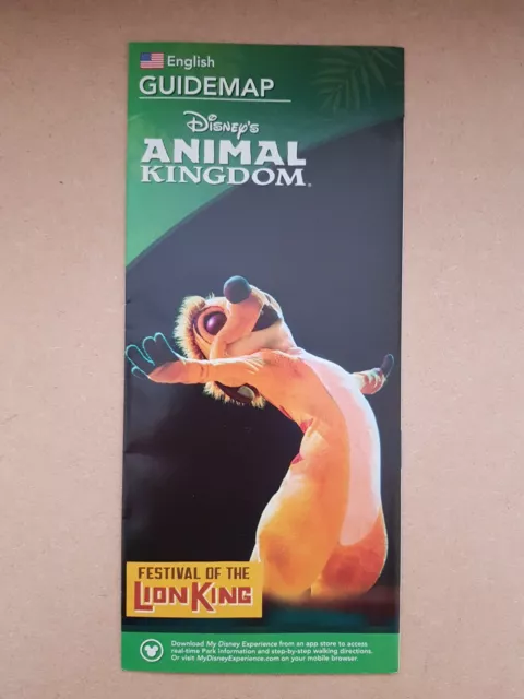 Animal Kingdom Map Walt Disney World 2019