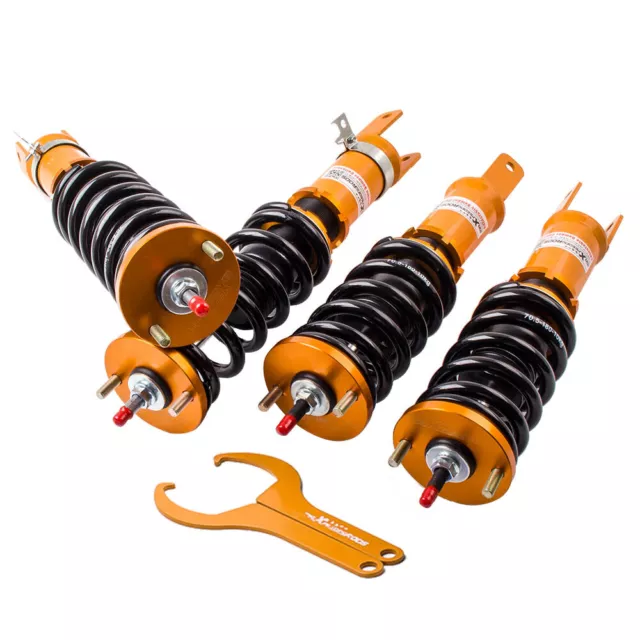 MaX 24 LEVELS ADJUSTABLE COILOVER SUSPENSION KIT FOR HONDA S2000 S2K AP1 00-09