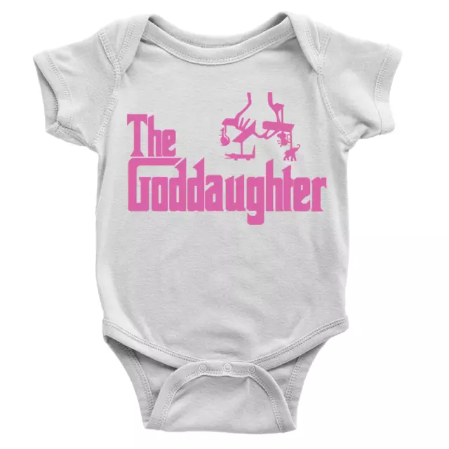 The Goddaughter Babygrow Godparent Gift Funny Parody Body Suit Present New Baby