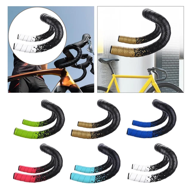 Ruban De Guidon Vélo Adhésif Uxcell - PU EVA Noir/rose - Confort Et Grip