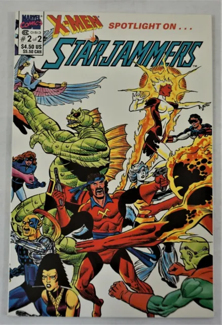 Marvel Comics X-MEN SPOTLIGHT ON STARJAMMERS Comic Book #2 1990 NM