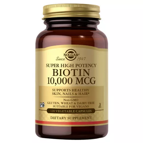 Biotine 10000 Mcg 120 Comprimé Veg Par Solgar