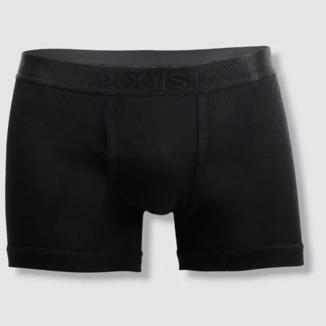 $55 2Xist Underwear Men's Blue Stretch Pima Cotton Underwear Boxer