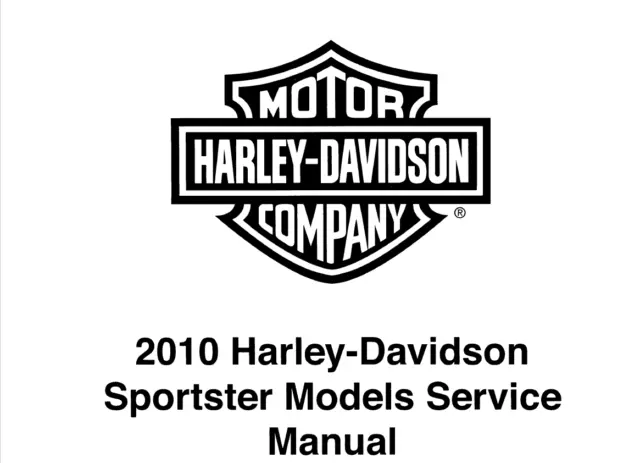 Harley Davidson Sportster 2010  - Repair Service Manual  - 825 PAG. - ENG