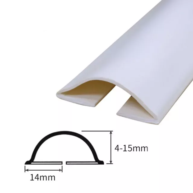 1 x sotto Porta Pulire Meteo Strisce Porta Guarnizione Entwurf Vento Stopper 3