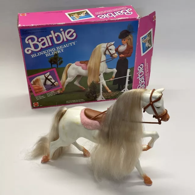 Barbie blinking beauty horse sales