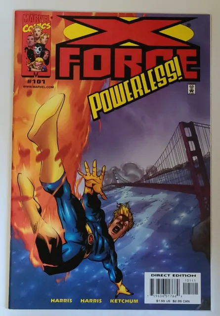 X Force #101 (Marvel 2000 Series) Nos 9.4+ Nm Grade, Joseph Harris Story & Steve